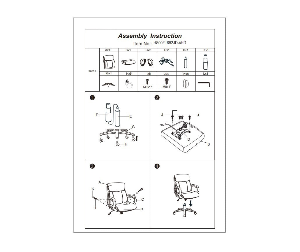 Relax Max Office Chair -Black