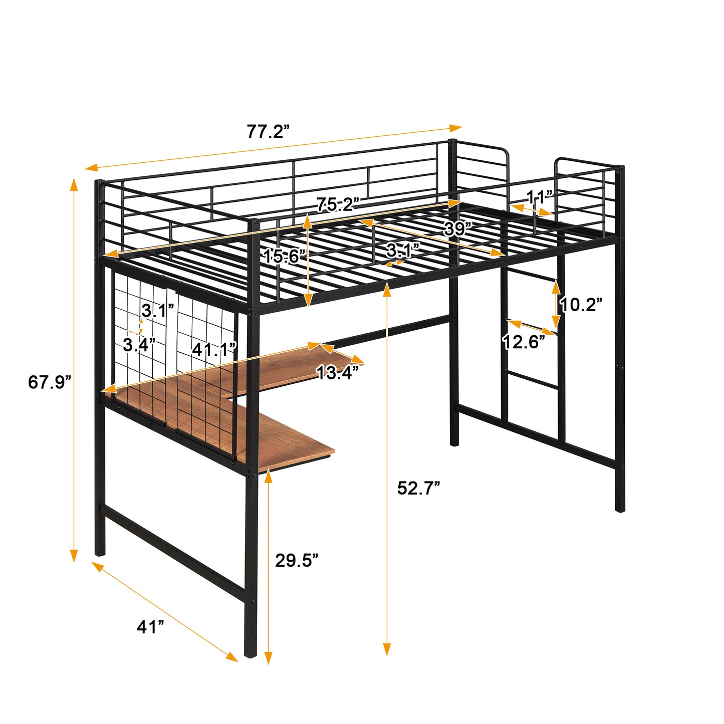 Serenity Lift Loft Bed