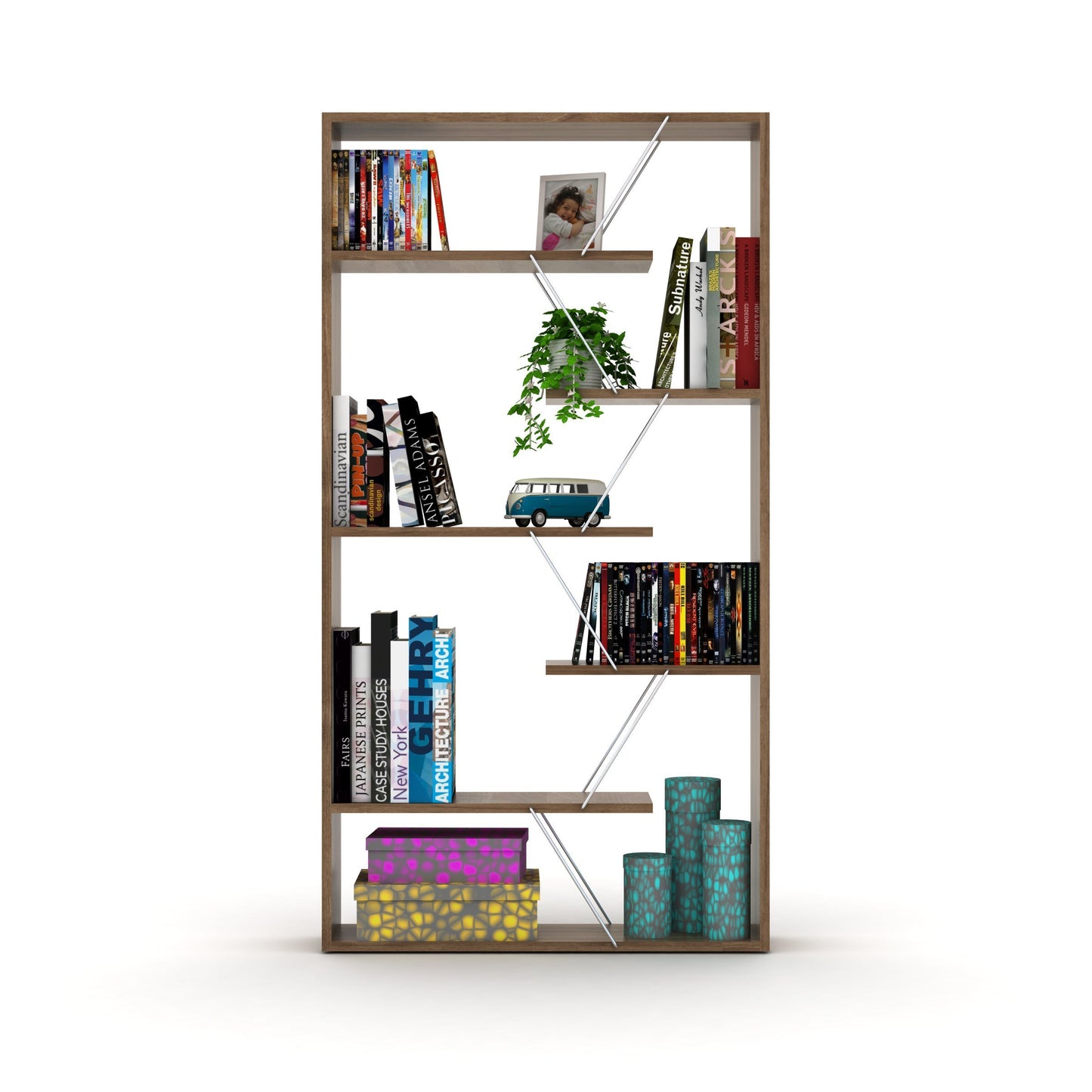 Urban Edge Bookcase - Walnut