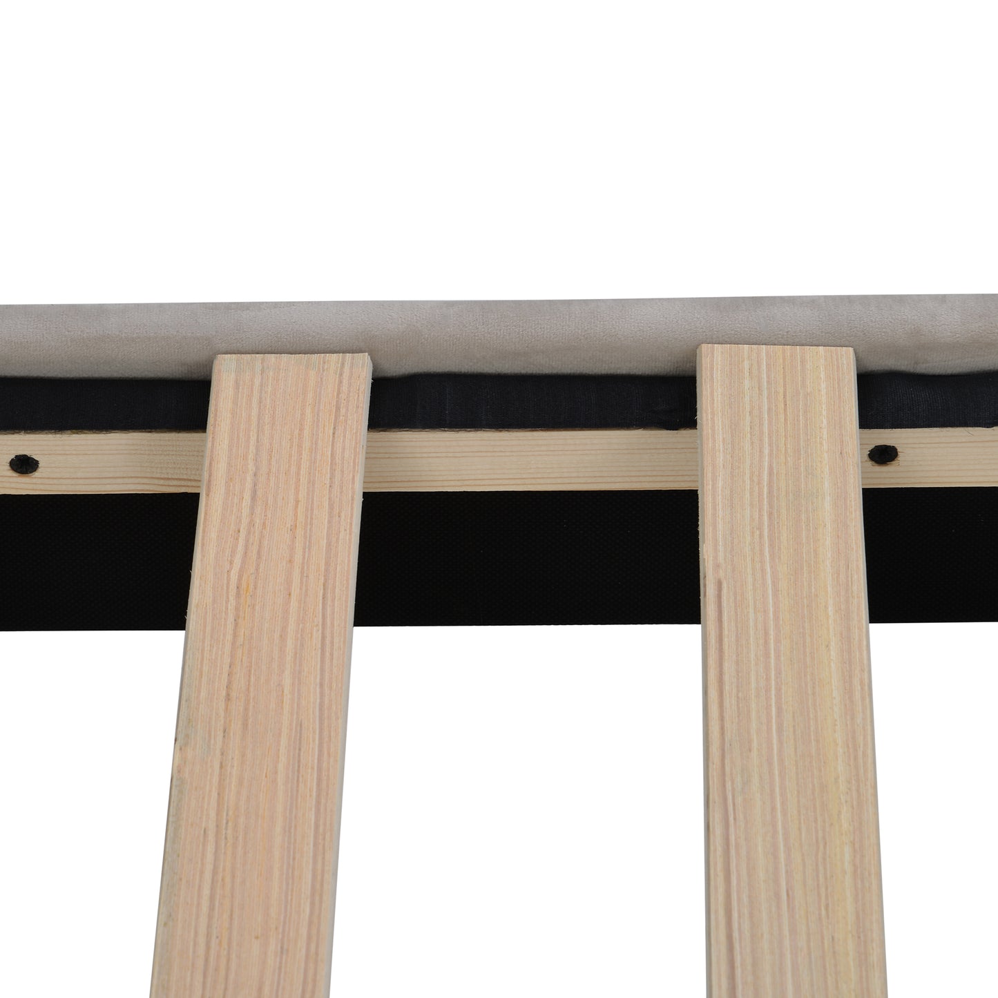 Xavier Twin Size Storage Bed Metal Platform Bed with Drawer - Beige