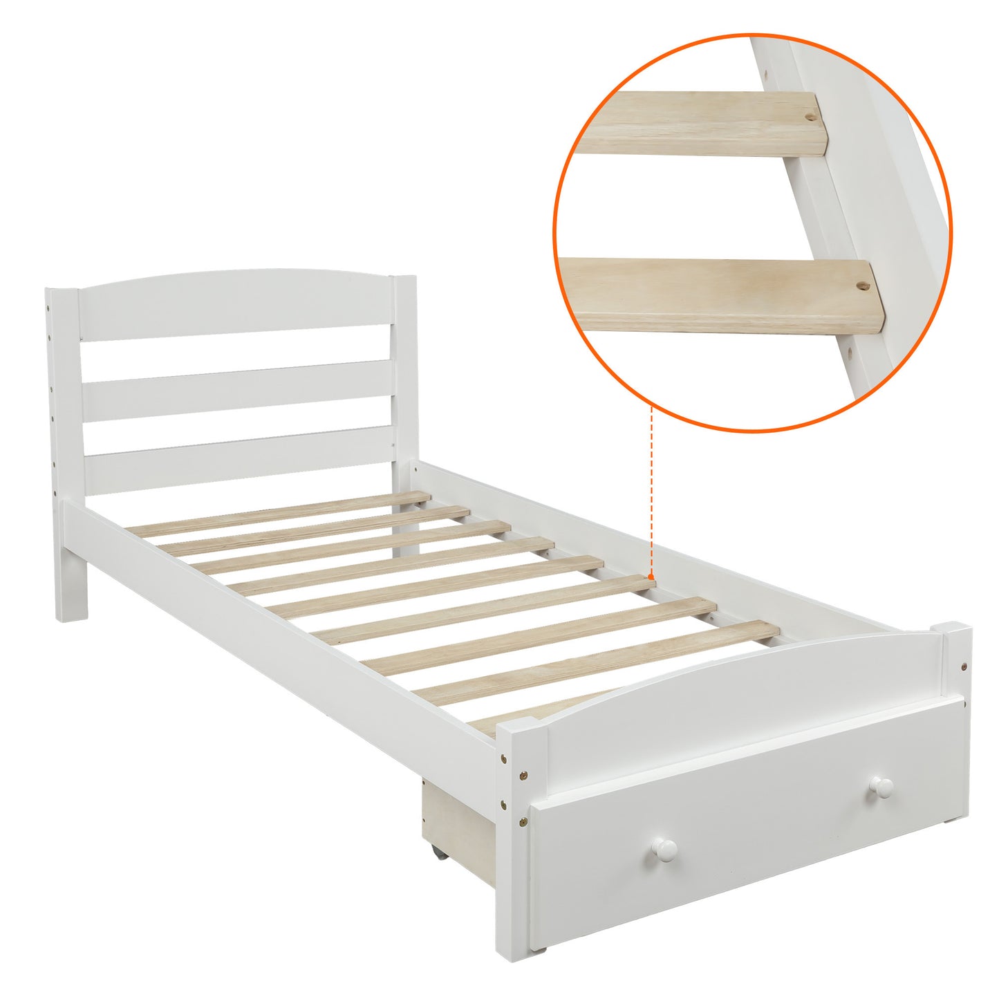 White Haven Twin Bed Frame