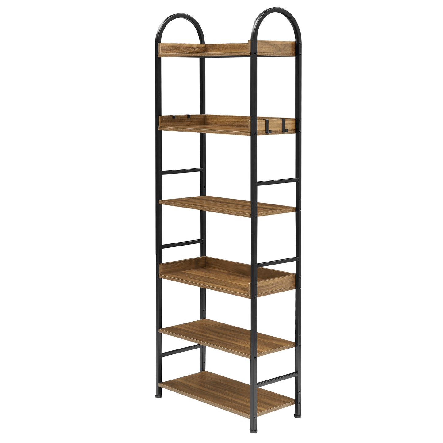 Tall Tower Bookcase - Brown