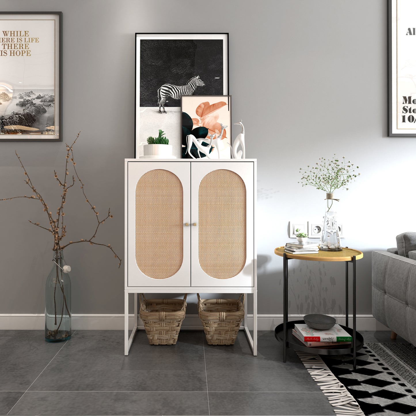 Rattan Haven Cabinet