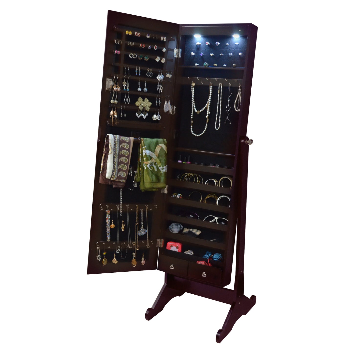 EleganceGlow Jewelry Cabinet