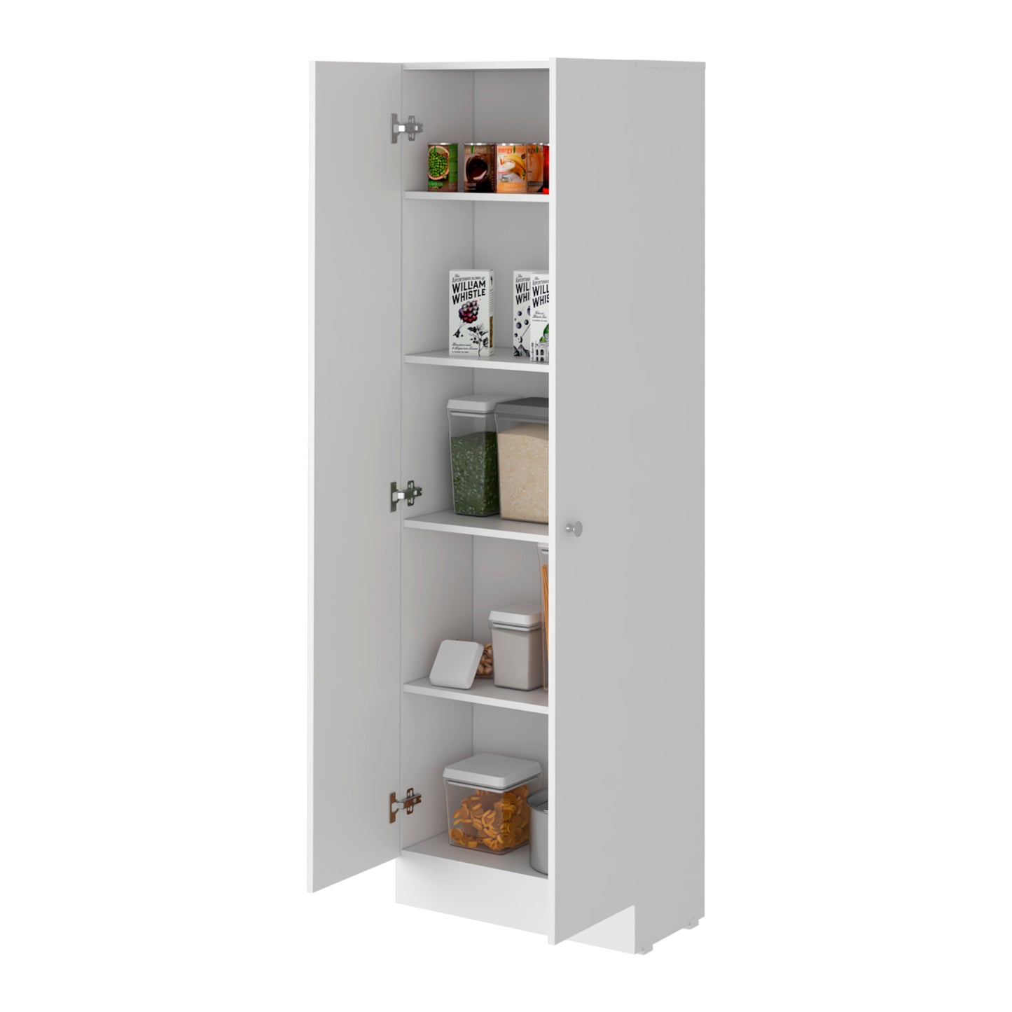 Greyson Tall Storage Cabinet - White