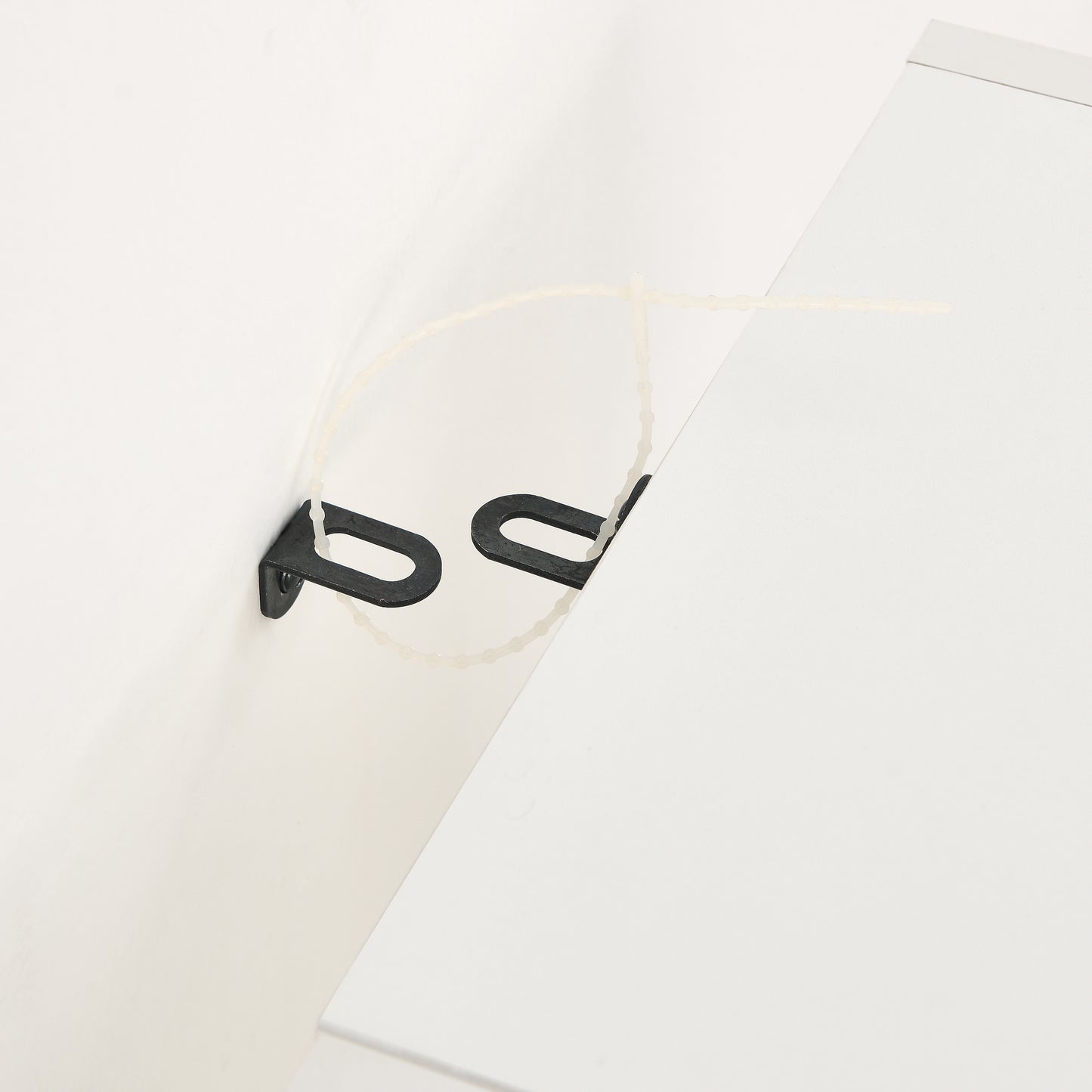 Slim Storage Cabinet - White
