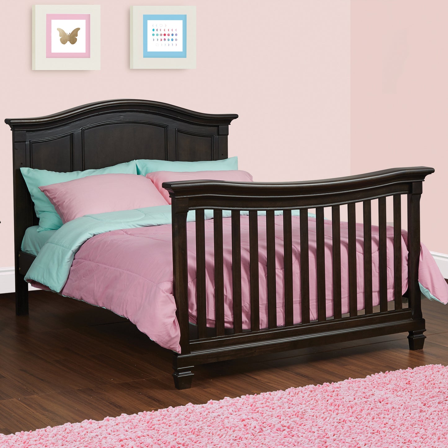 Charcoal Brown Haven 4-in-1 Convertible Crib