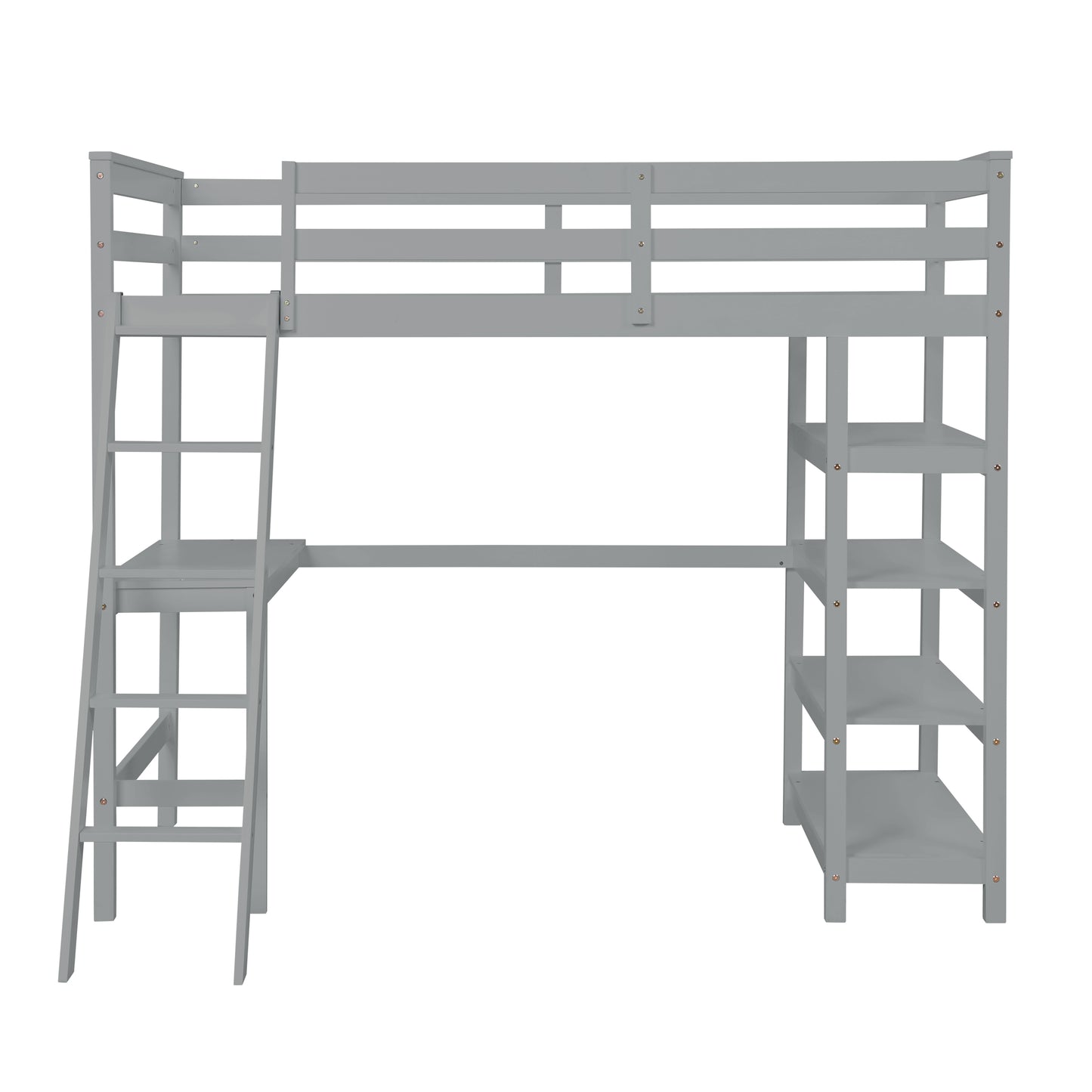 Gray Haven Loft Bed