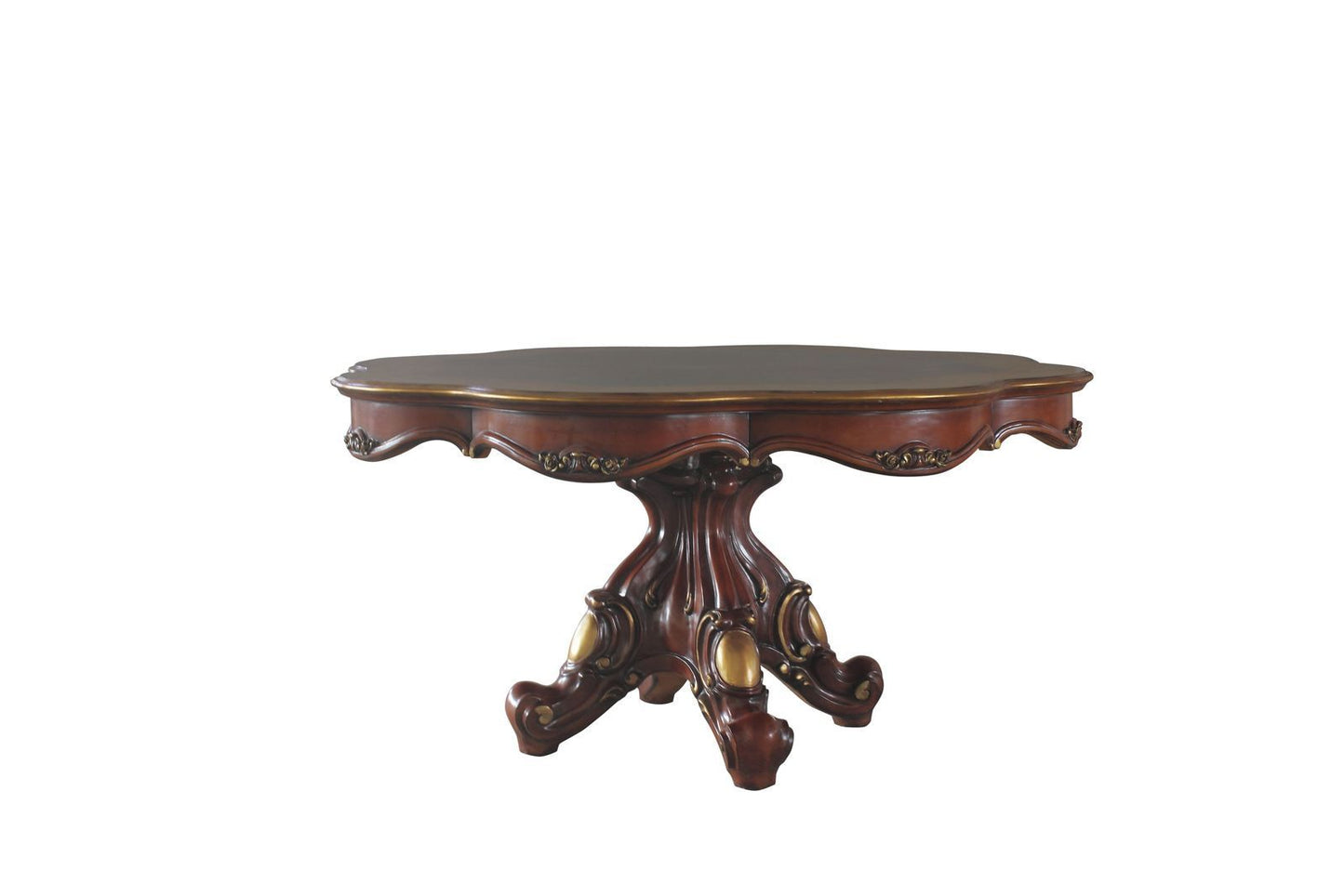 Elegant Cherry Oak Dining Table