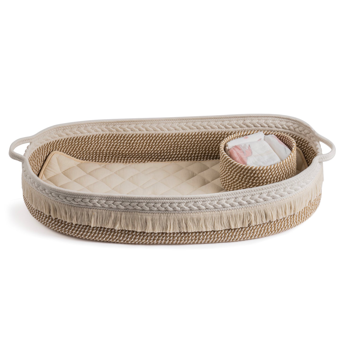Cotton Clouds Baby Changing Basket