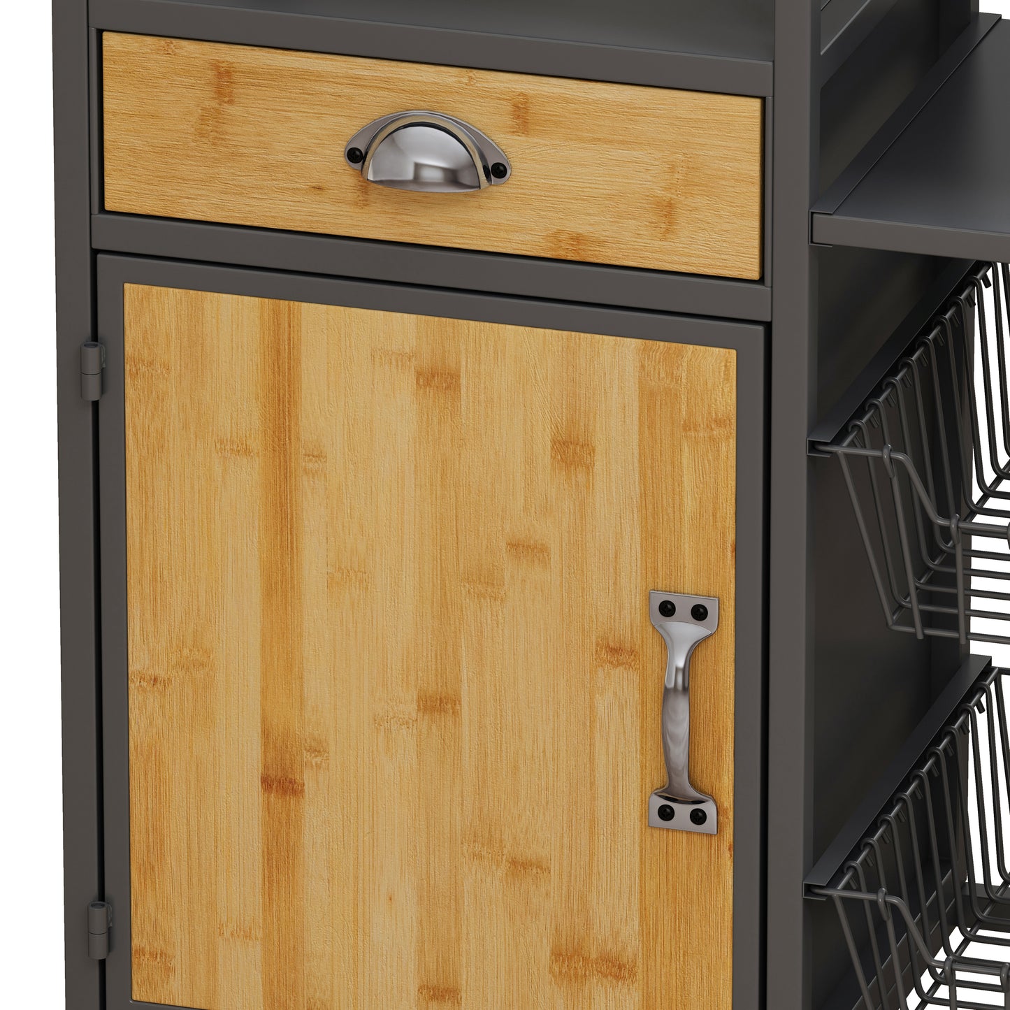 Versa Storage With Drawer Cabinet and Two Storage Baskets
