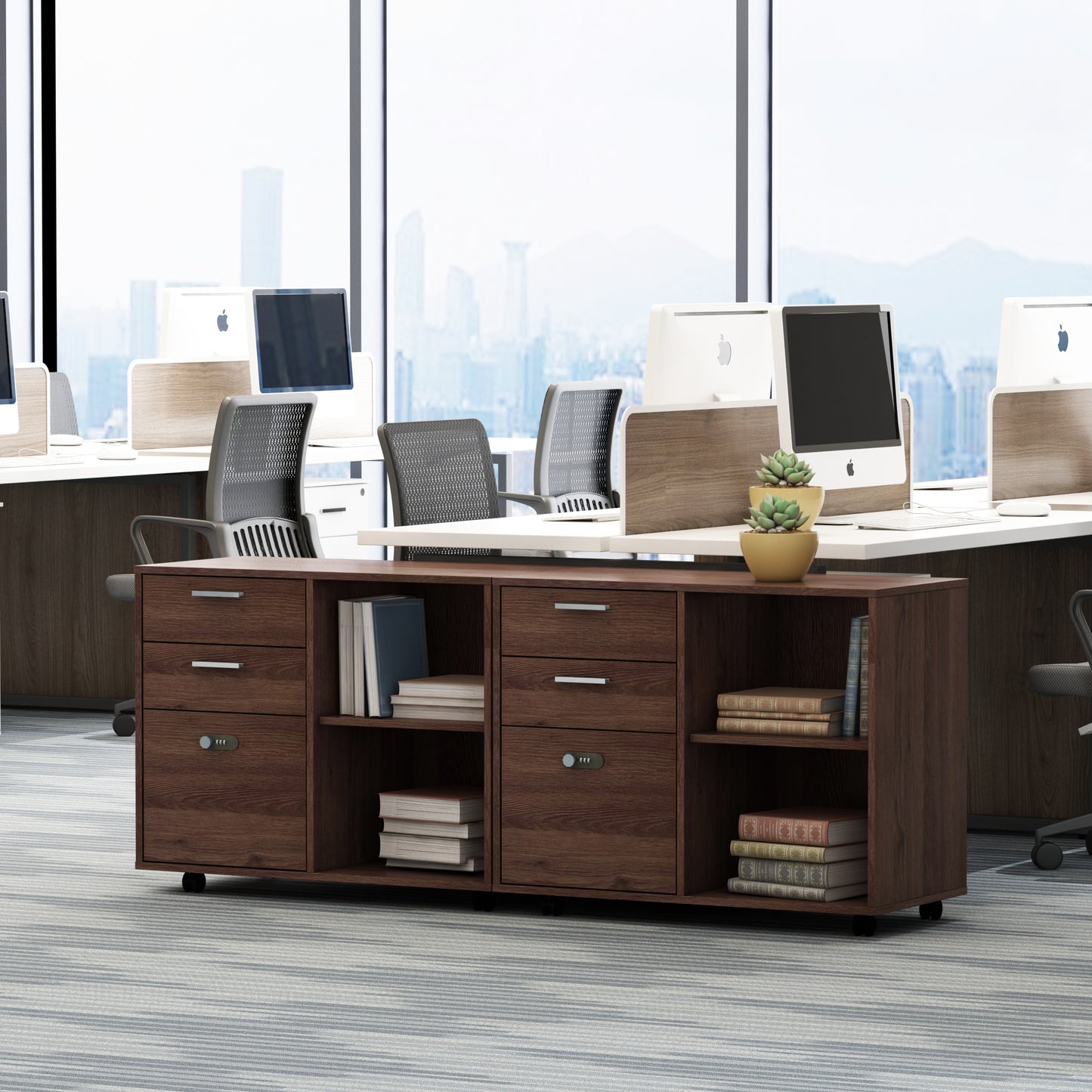 Smart File Cabinet With Coded Lock