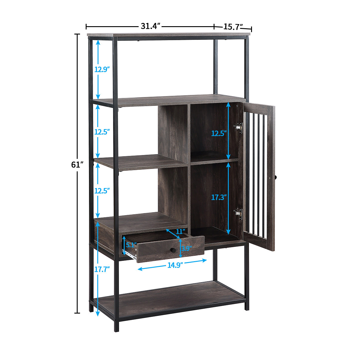Vintage Manor Bookcase