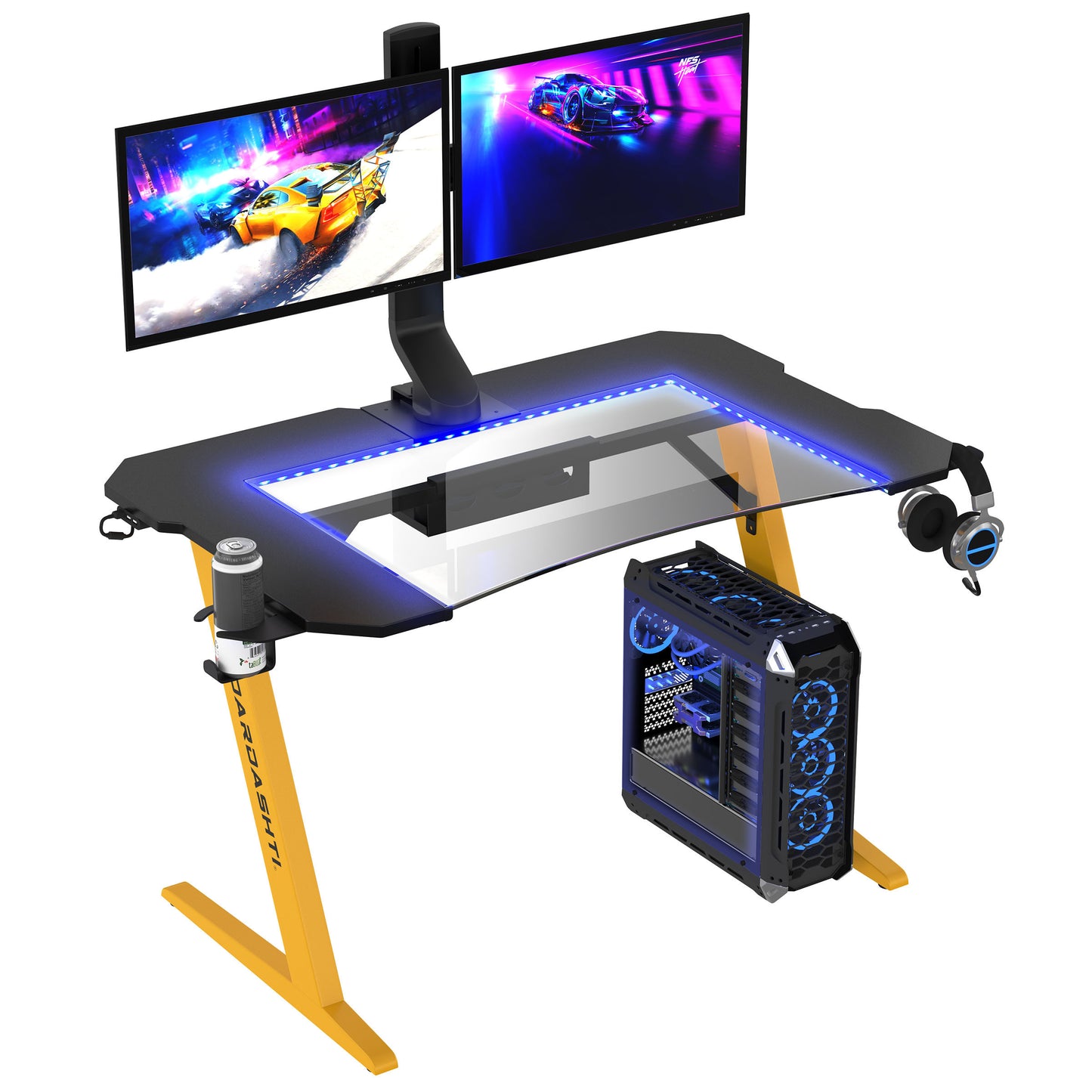 Dardashti Gaming Desk - Yellow