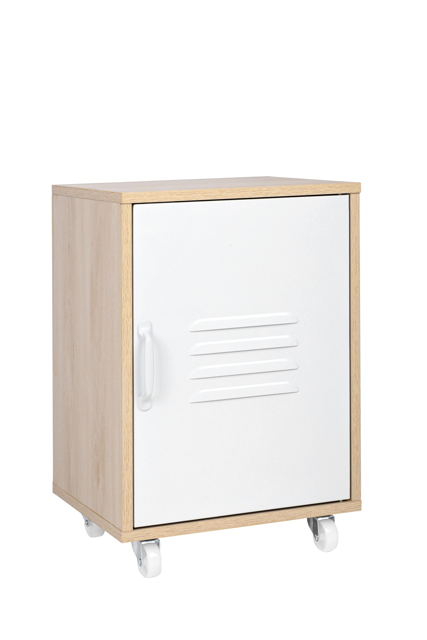 Urban Wheel Cabinet Contemporary Bedside Table