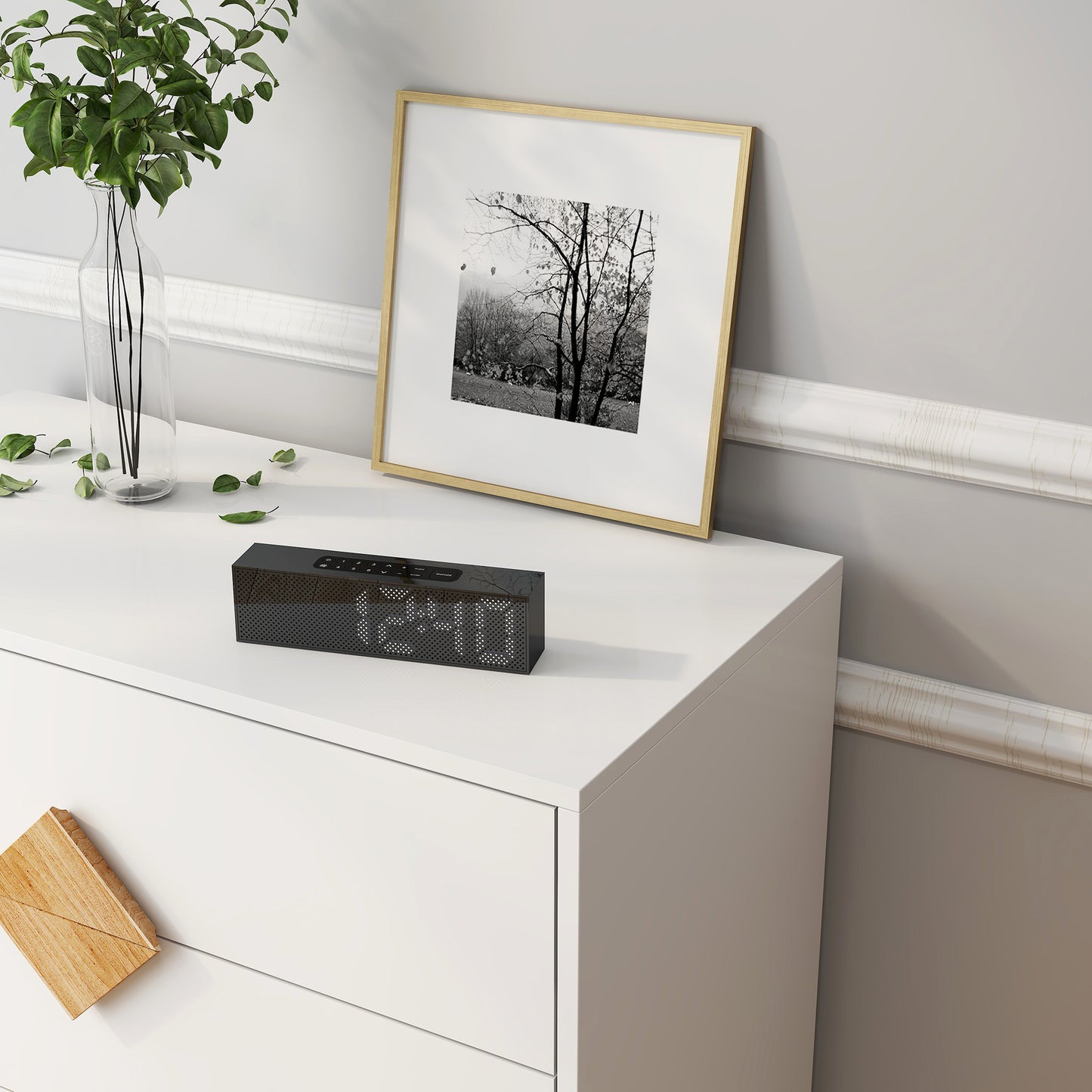 Elegant Oakwood Square Dresser