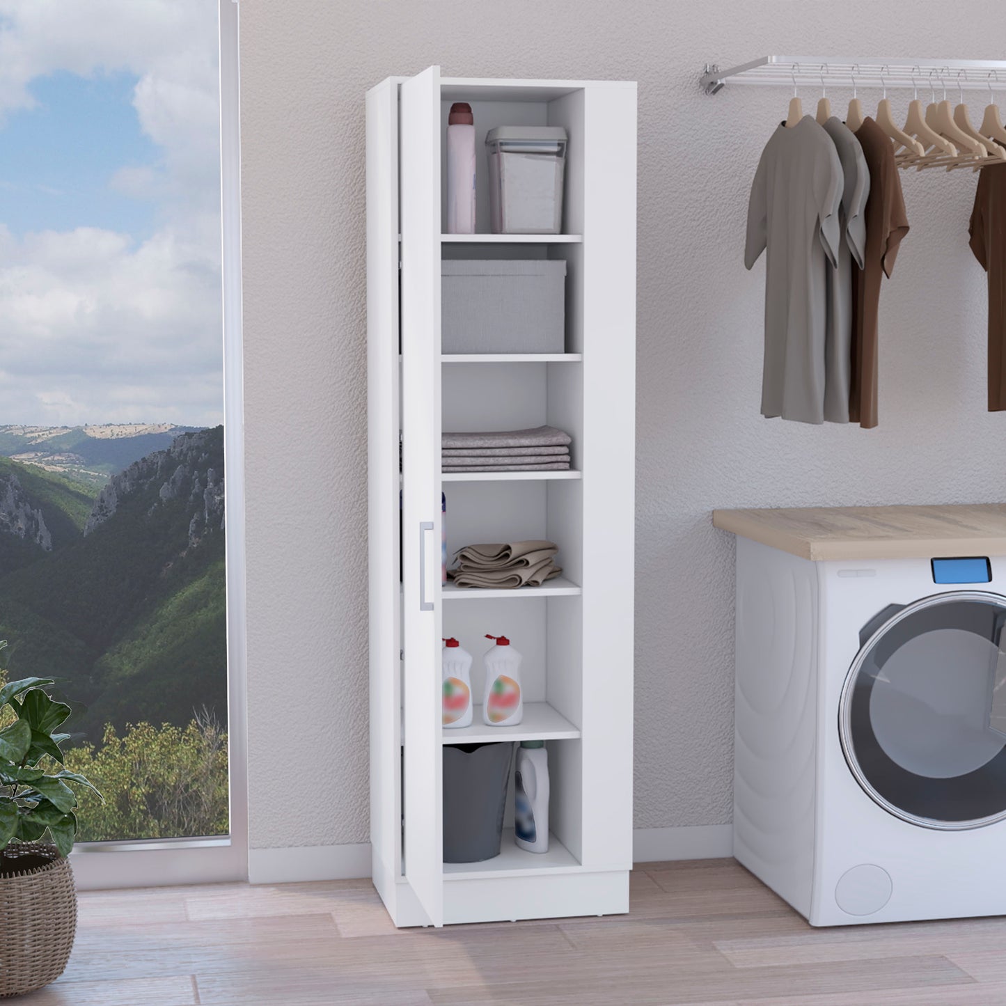 Lio Storage Cabinet - White