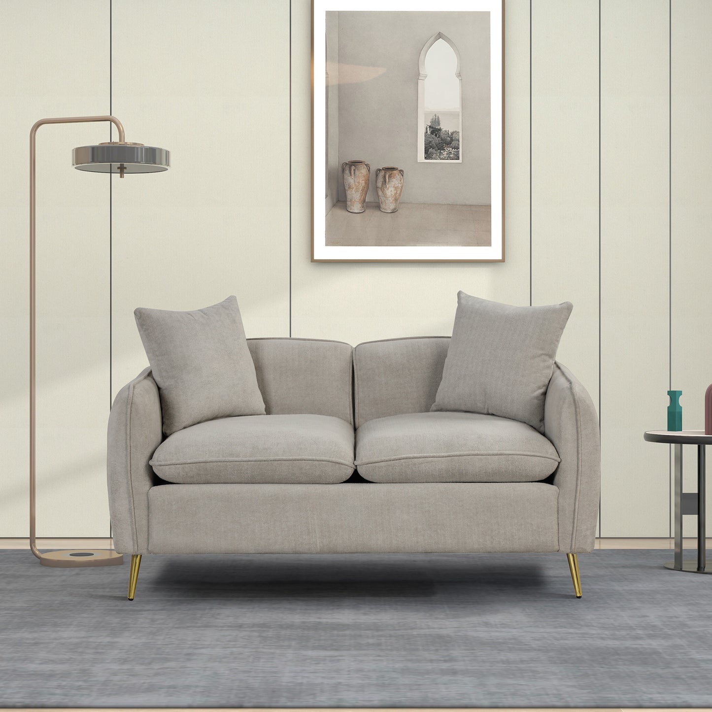 Elegant Comfort Velvet Sofa Set