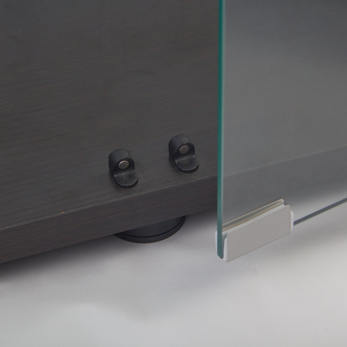 Glass Showcase Cabinet - Black