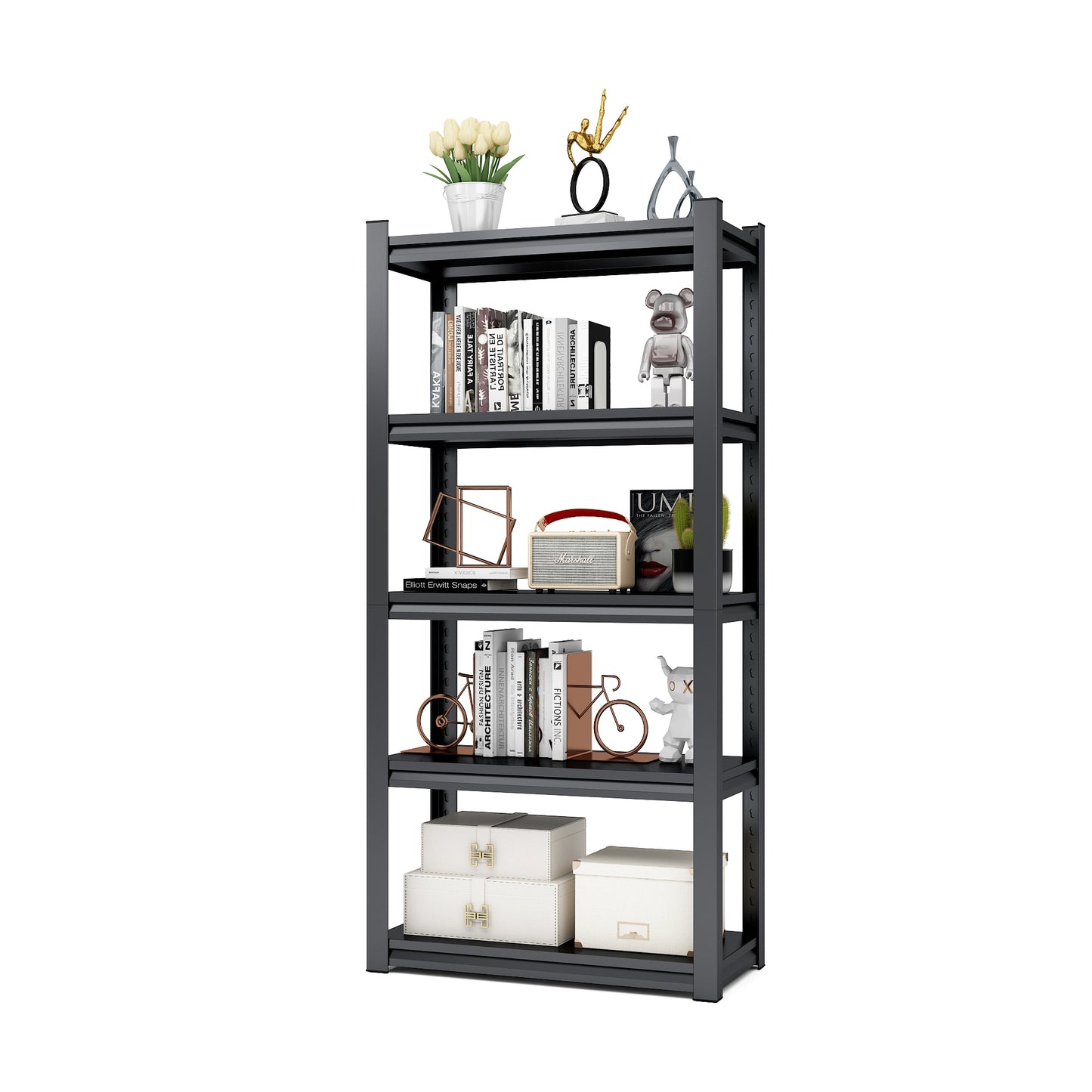 Adjustable Metal Shelving Storage Solution