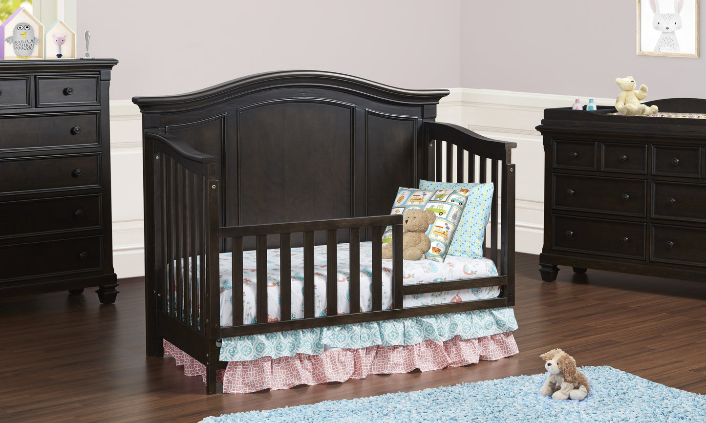 Charcoal Brown Haven 4-in-1 Convertible Crib