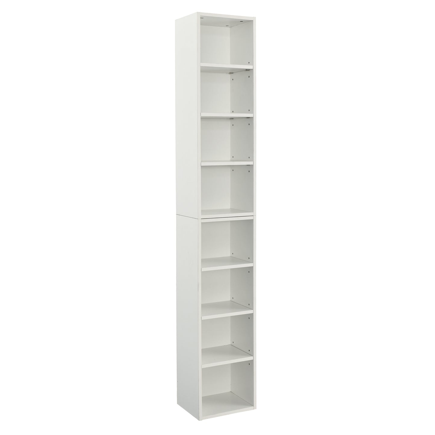 Slim Storage Cabinet - White