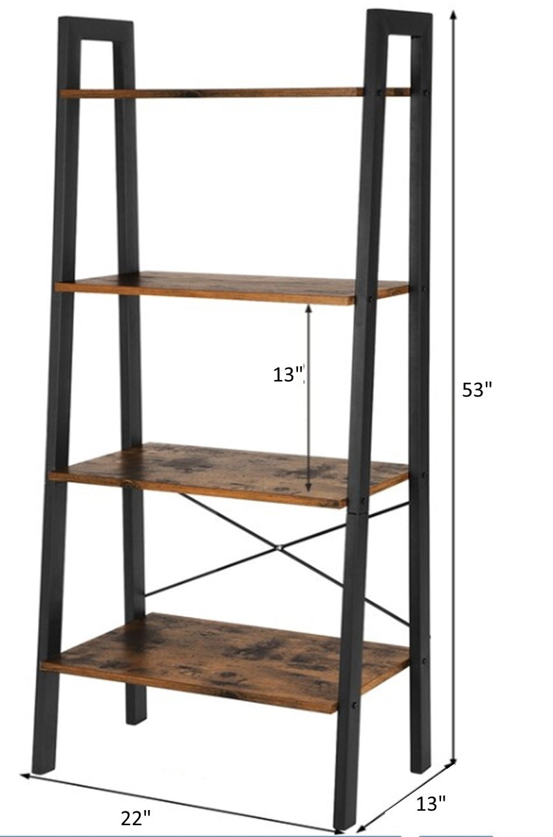 Ladder Bookshelf - Black