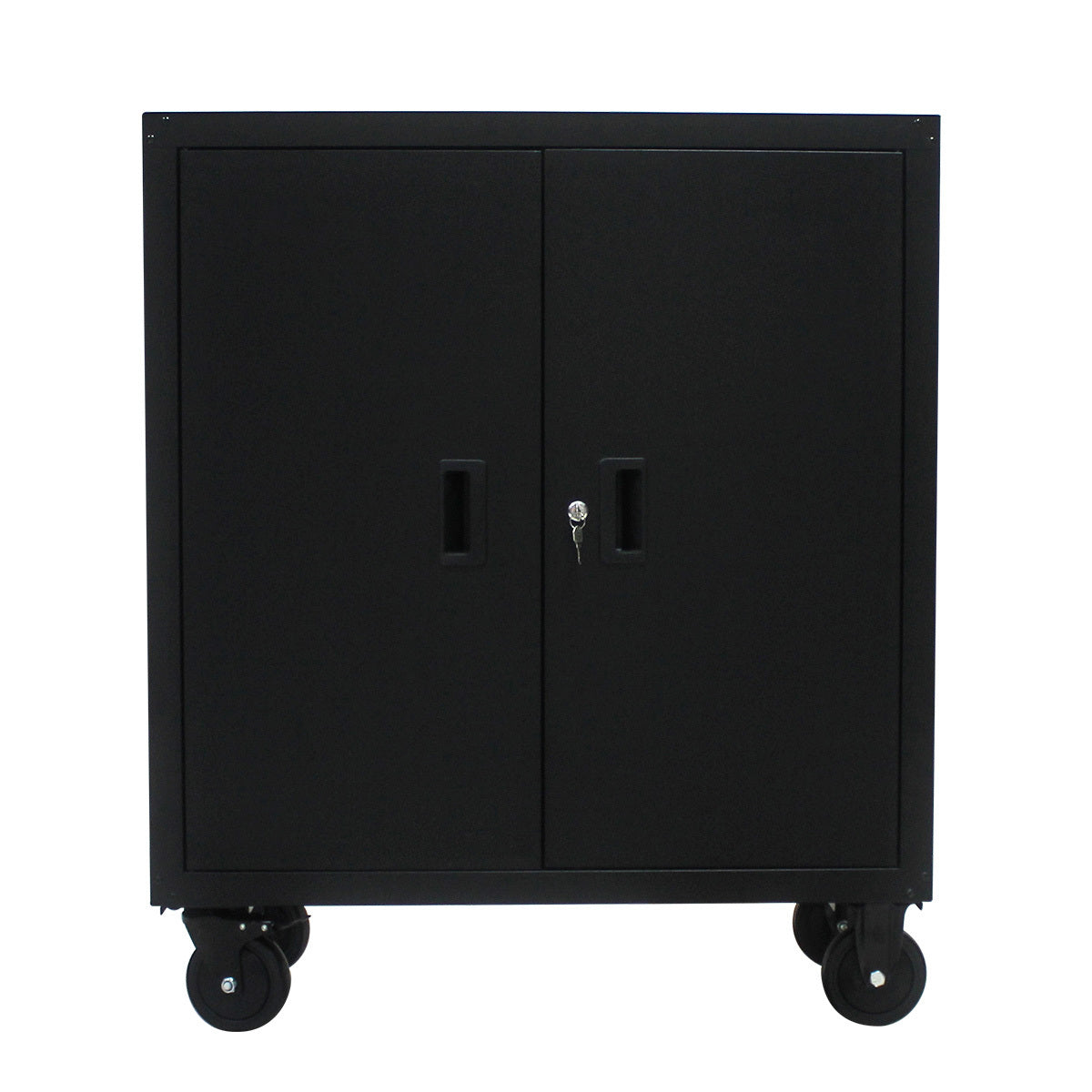 Secure Solution Storage Cabinet With 4 Wheels