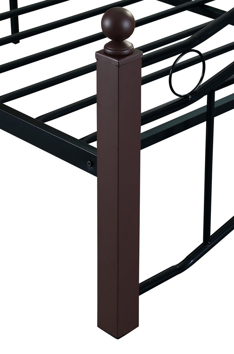 Royal Dream Full Size Metal Bed Frame - Black