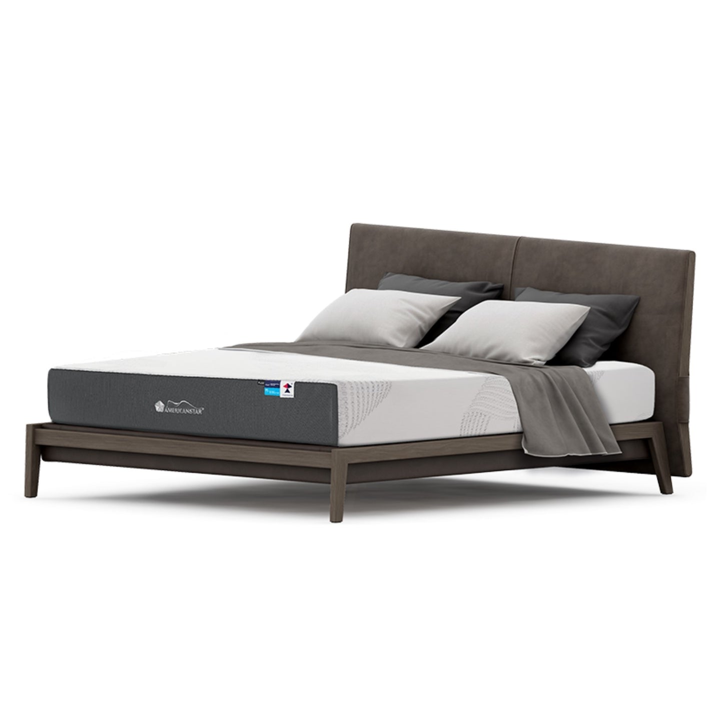 Amstar Cool 10" Aero Gel Memory Foam Mattress - King