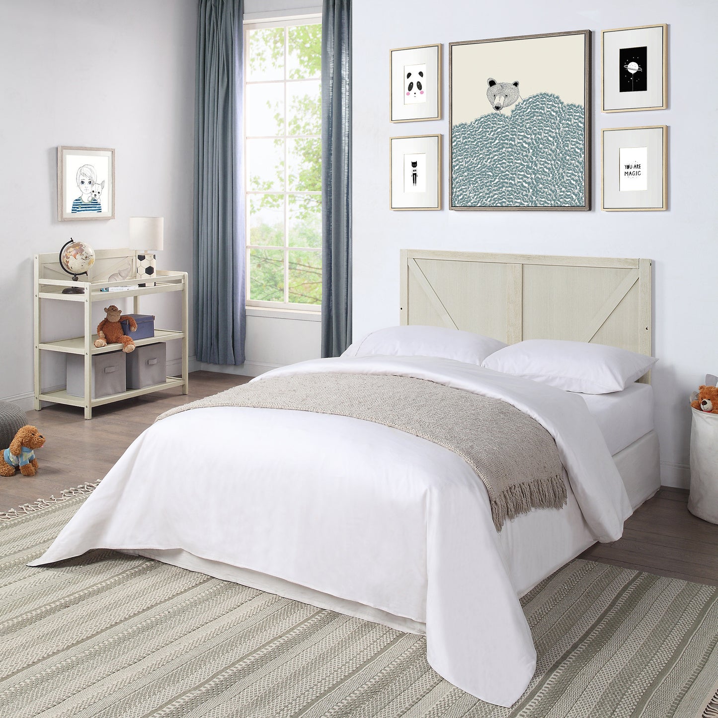 Barnside 4-in-1 Convertible Crib - Grey