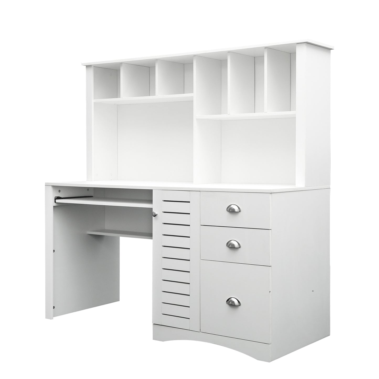White Haven Computer Desk with Hutch