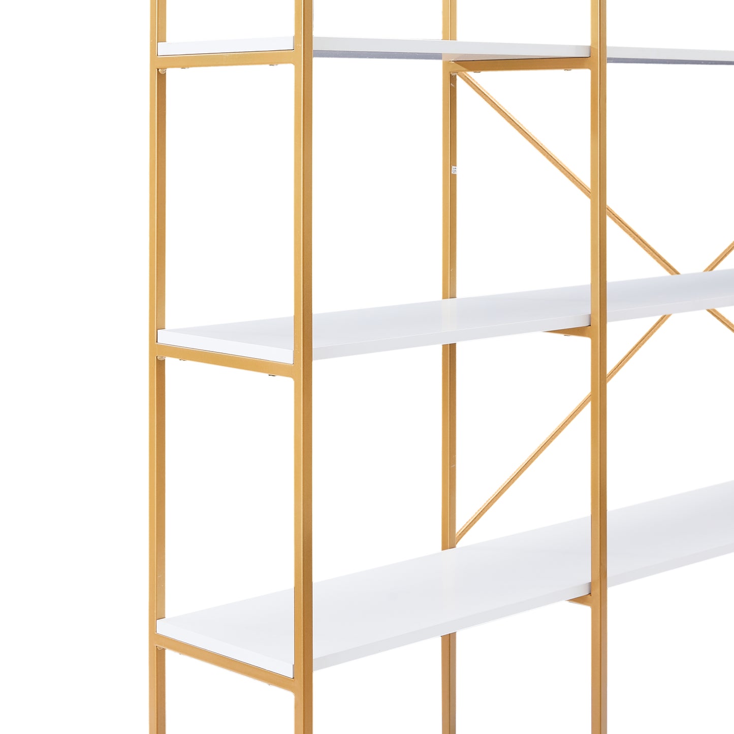 X Bar Gold Frame Bookcase