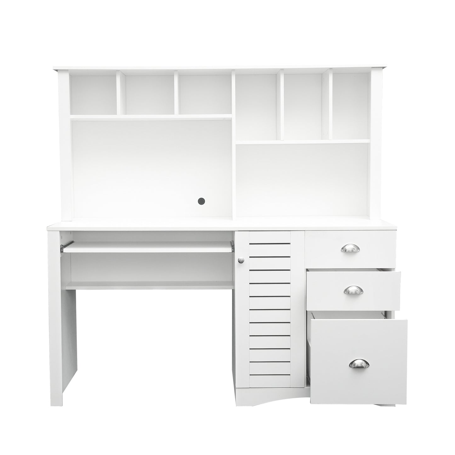 White Haven Computer Desk with Hutch