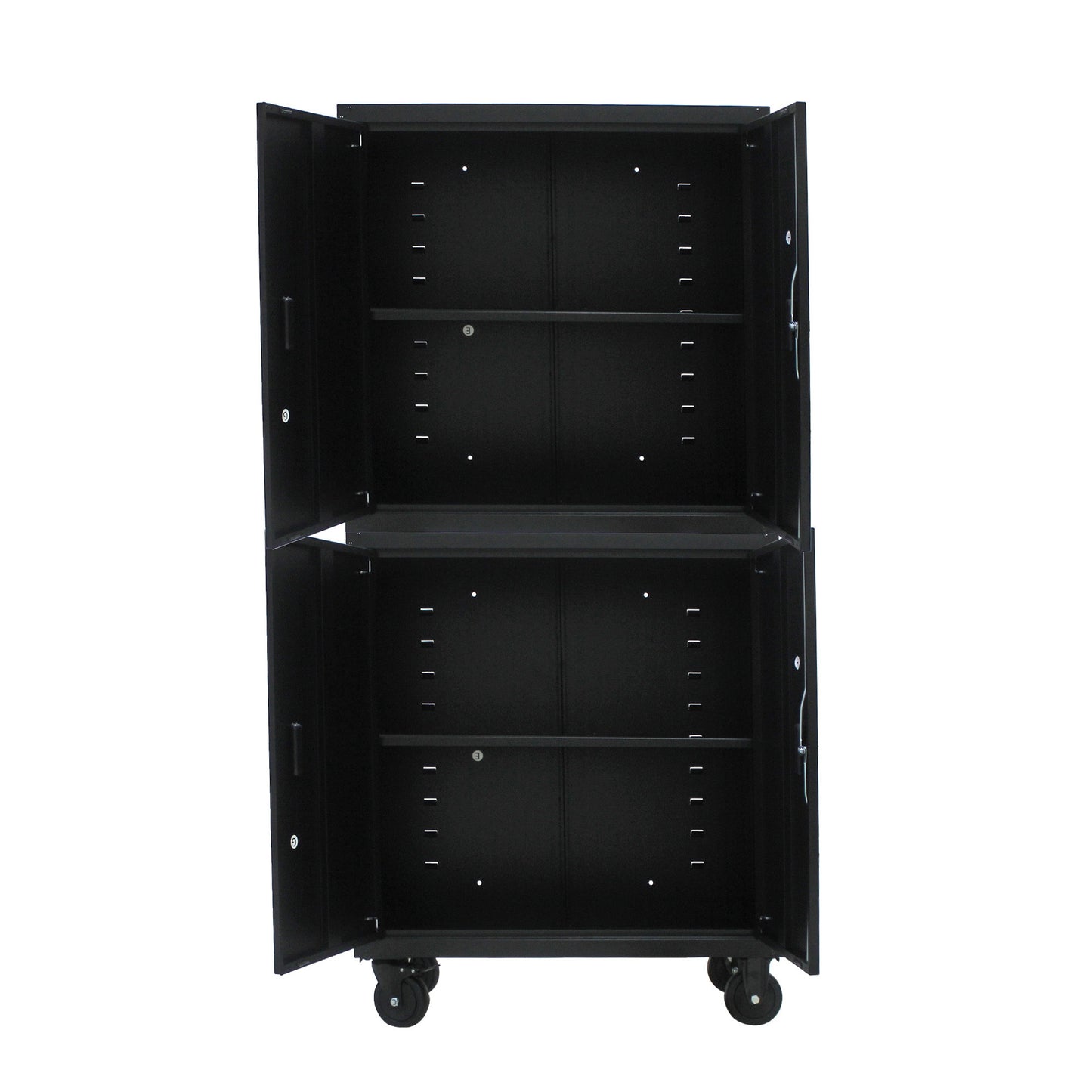 Secure Solution Storage Cabinet With 4 Wheels