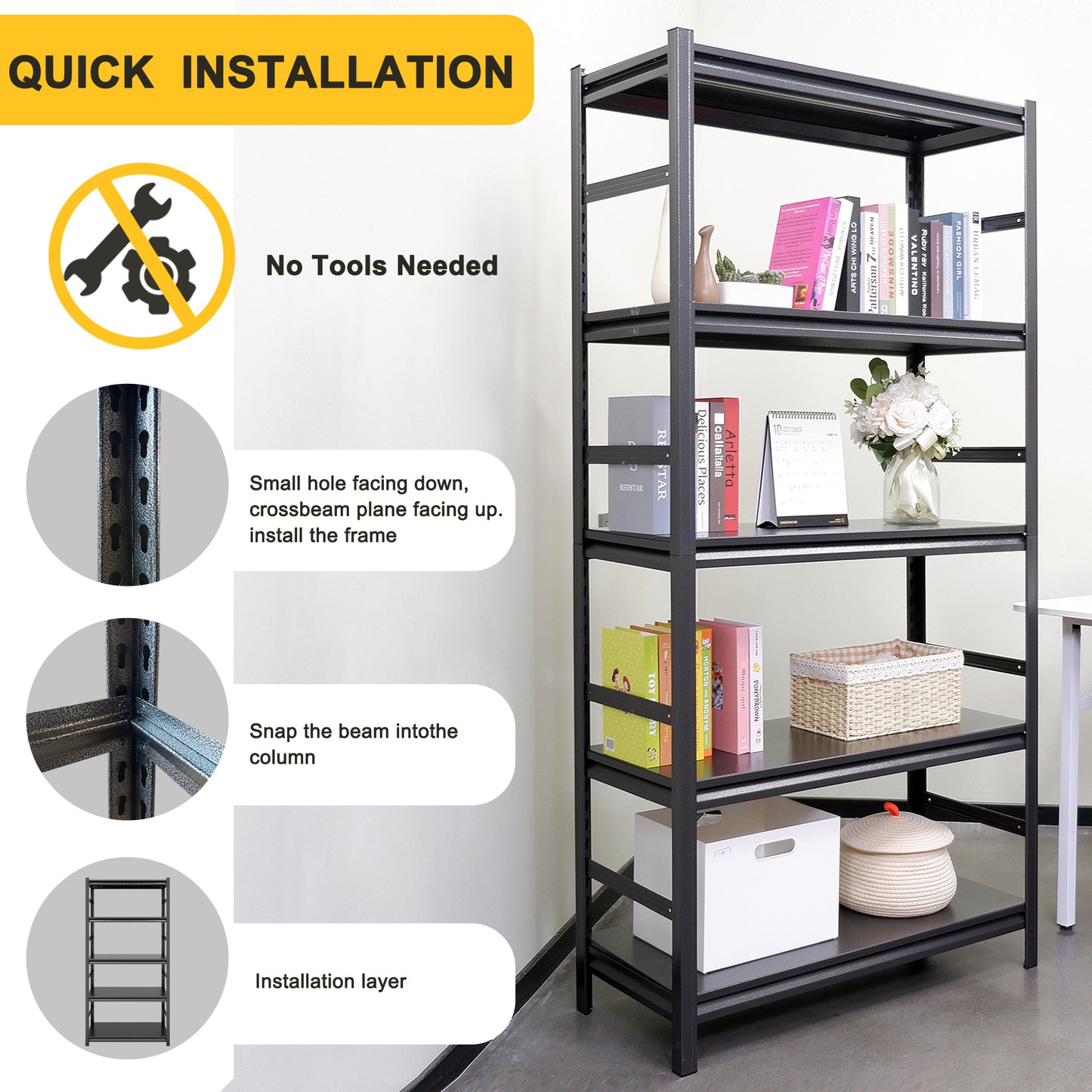 Adjustable Heavy Duty Metal Shelf