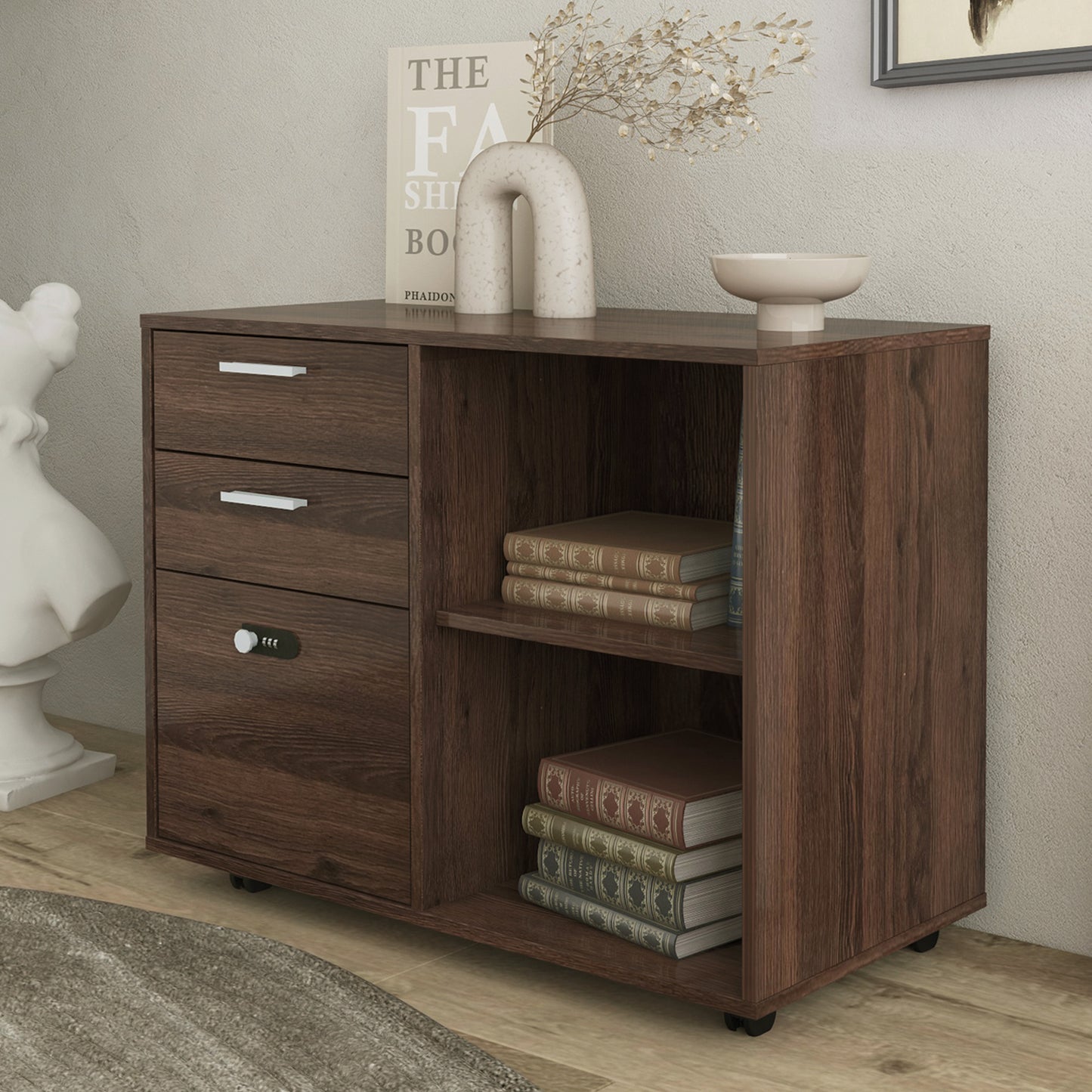Smart File Cabinet With Coded Lock