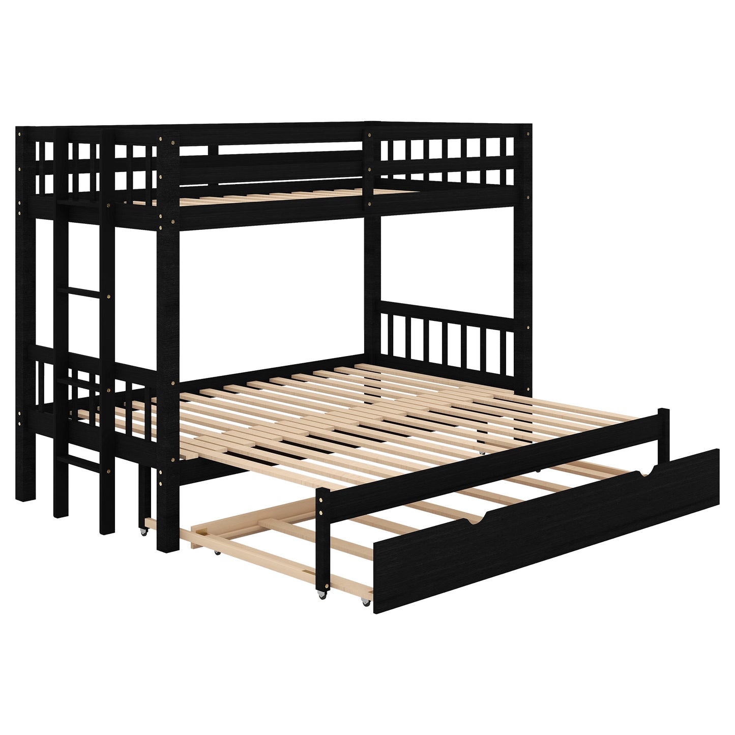 Espresso Dream Twin Trundle Bunk Bed
