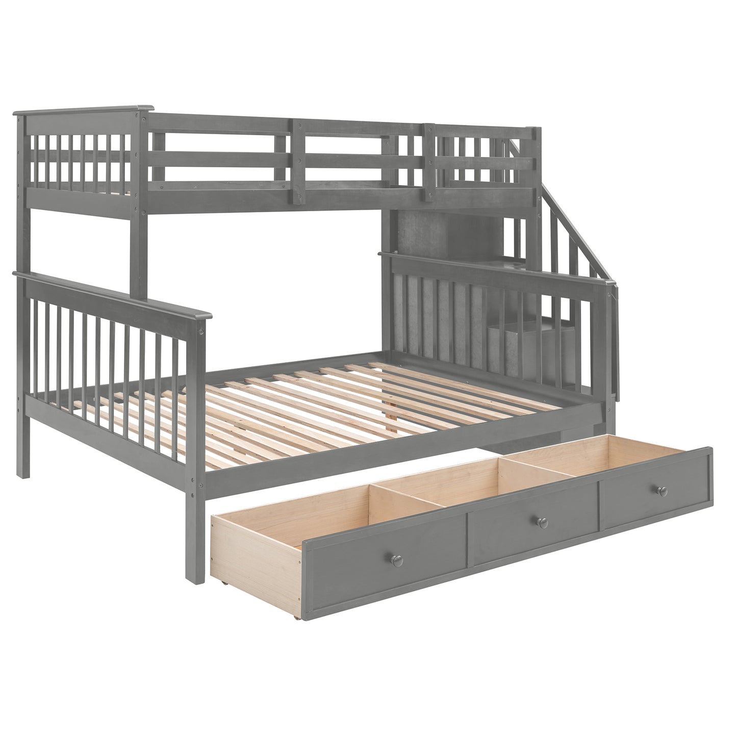 ElevateMax Twin-Over-Full Bunk Bed
