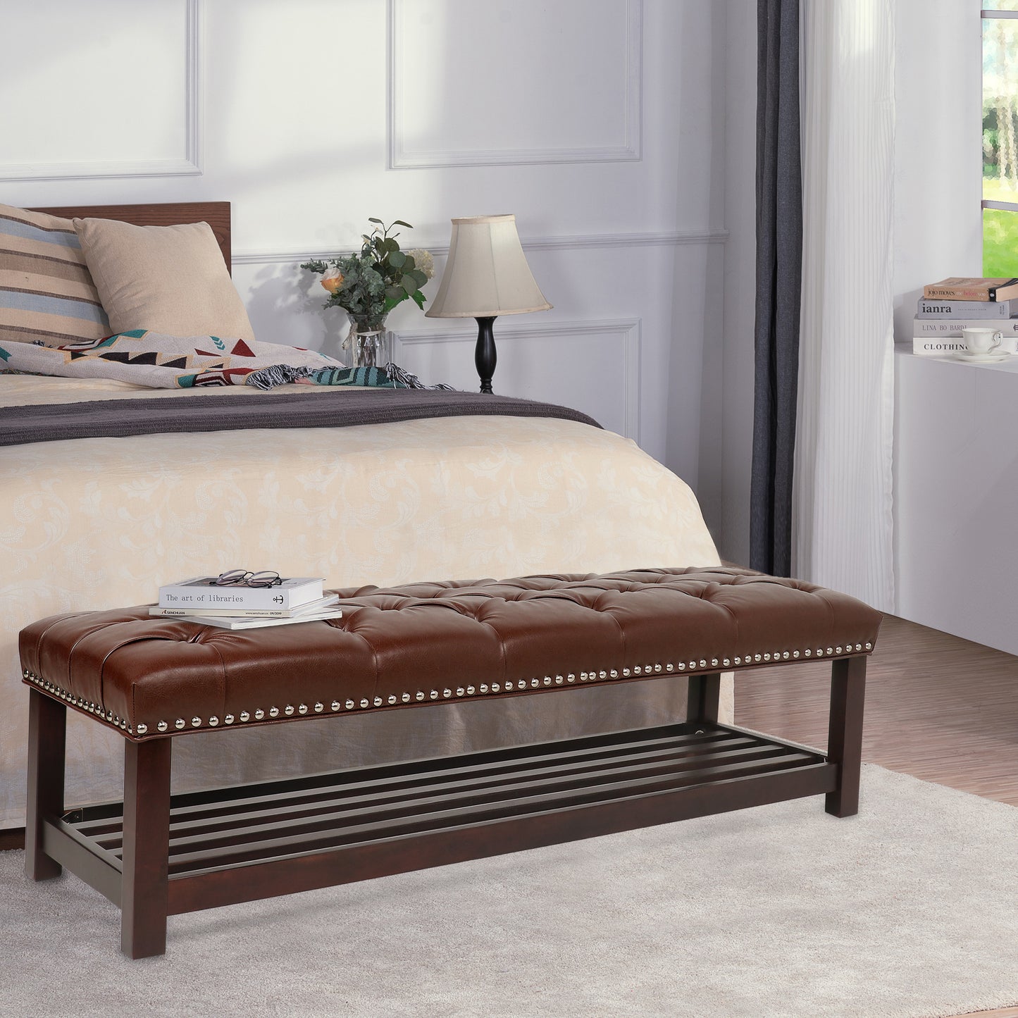 Woodland Retreat Bench - Dark Brown
