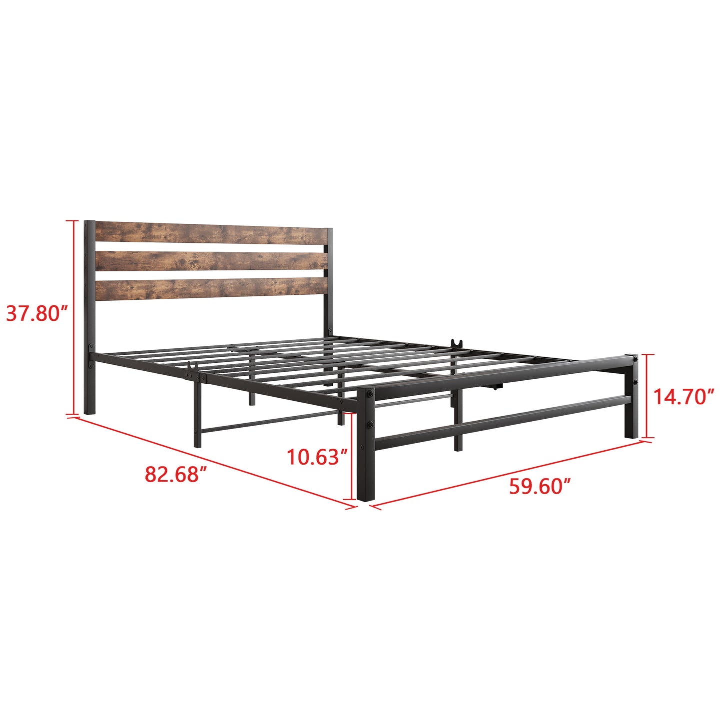 Rustic Haven Queen Bed Frame