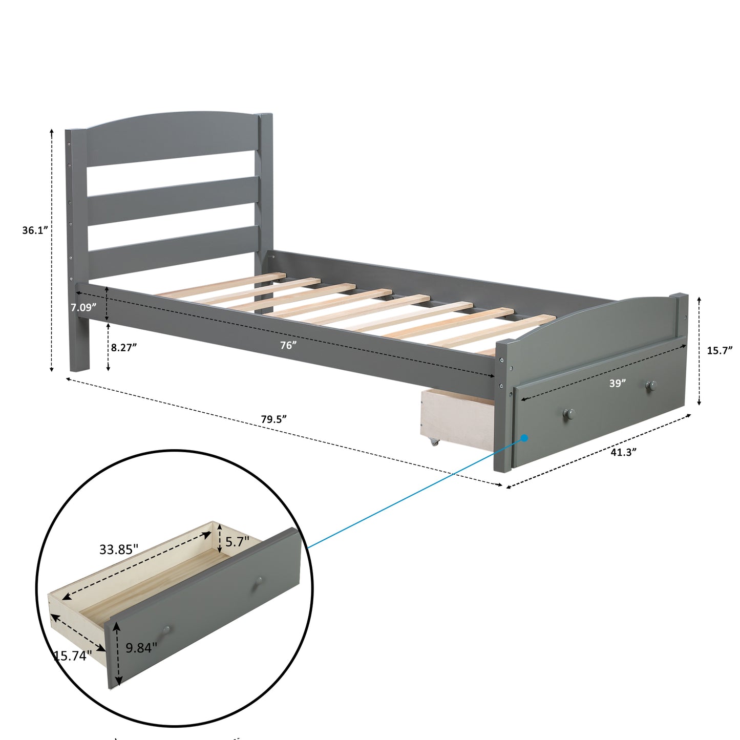 Luminous Twin Bed