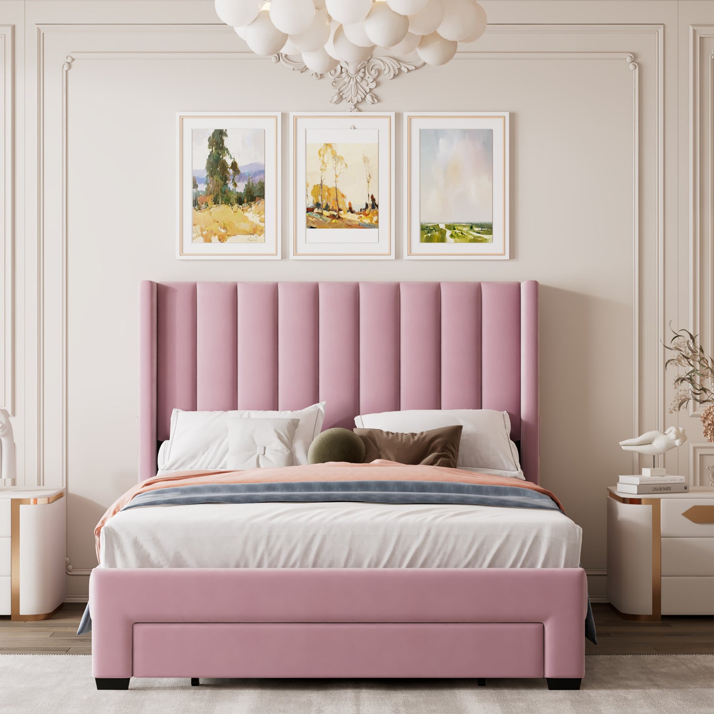 Pink Dream Storage Bed