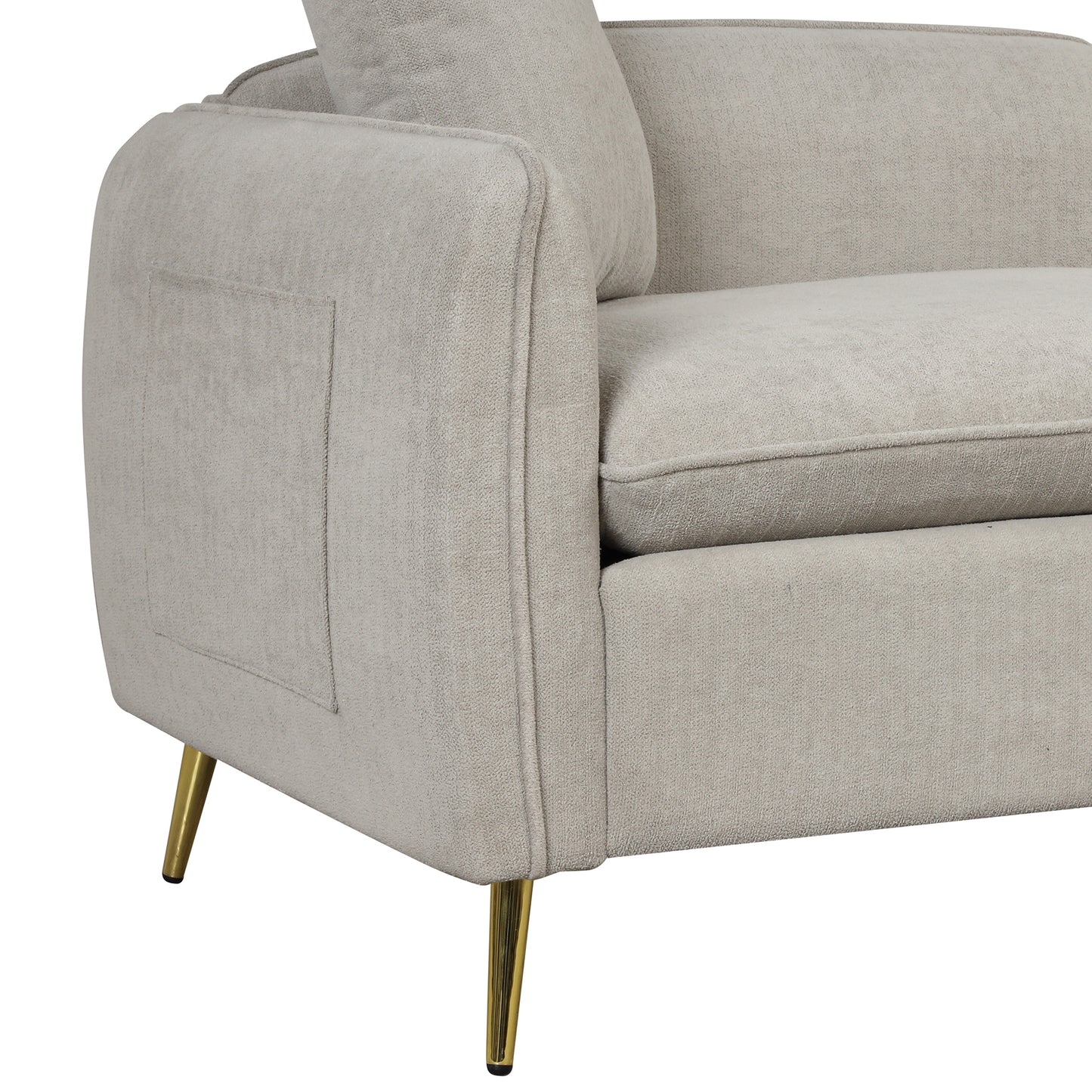 Elegant Comfort Velvet Sofa Set