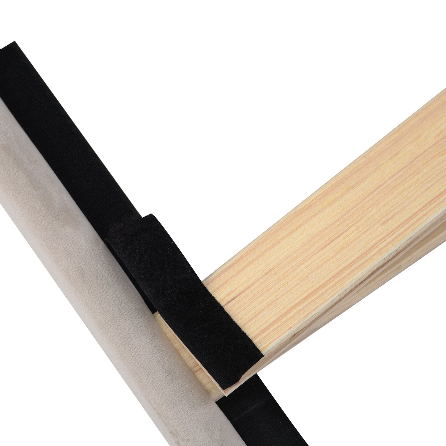 Xavier Twin Size Storage Bed Metal Platform Bed with Drawer - Beige