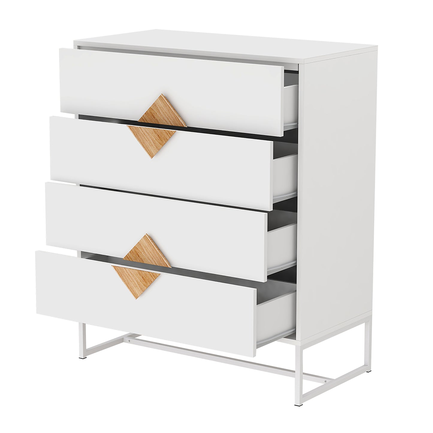 Elegant Oakwood Square Dresser