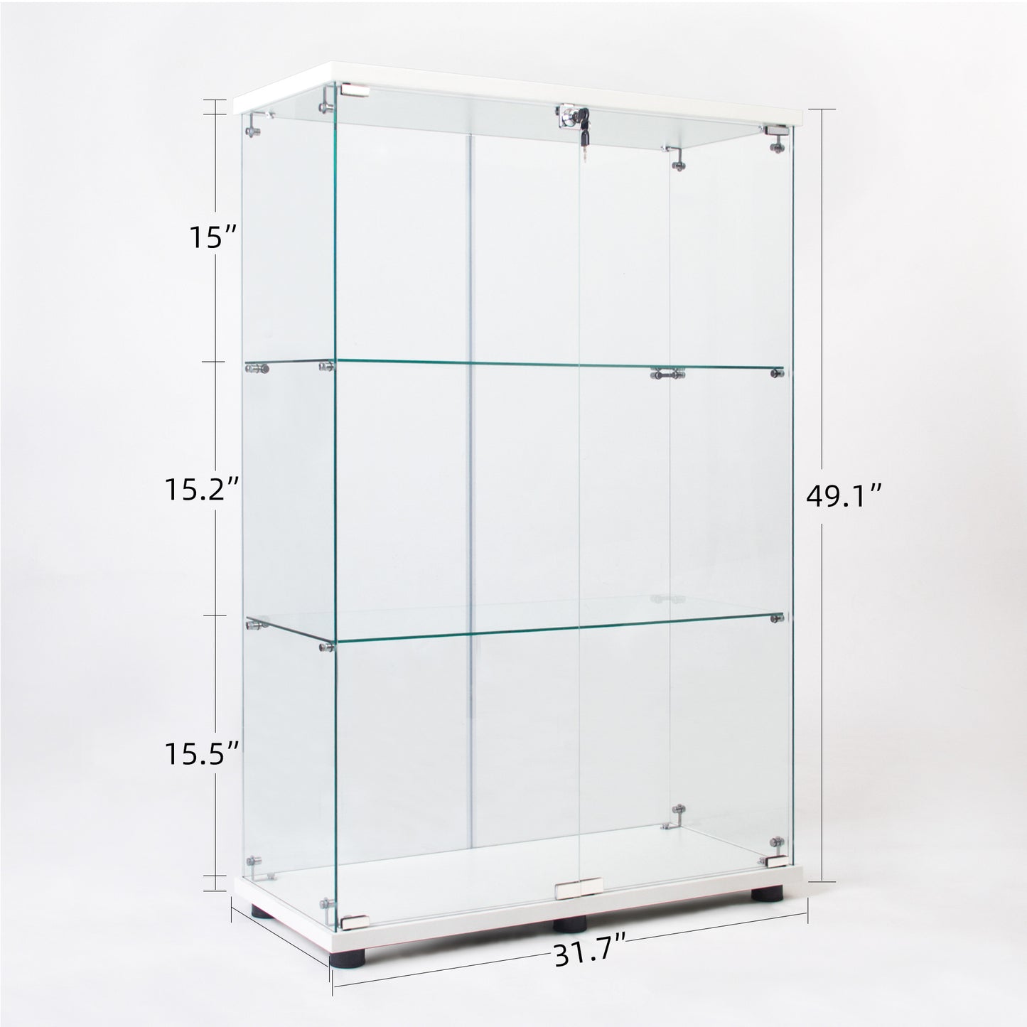 Luminous Glass Showcase Cabinet