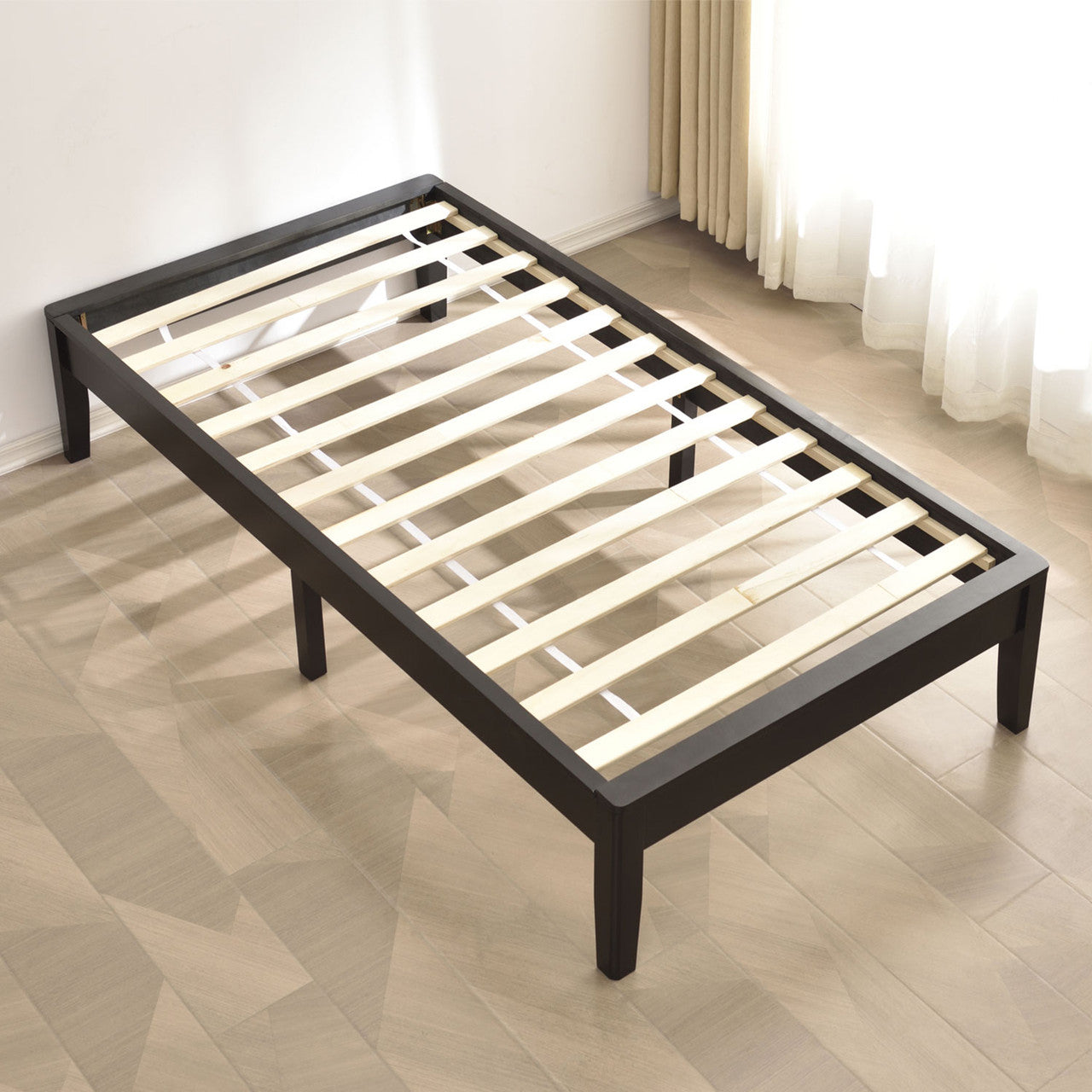 Go Green Woods Stella Solid Pine Wood Twin Platform Bed Frame