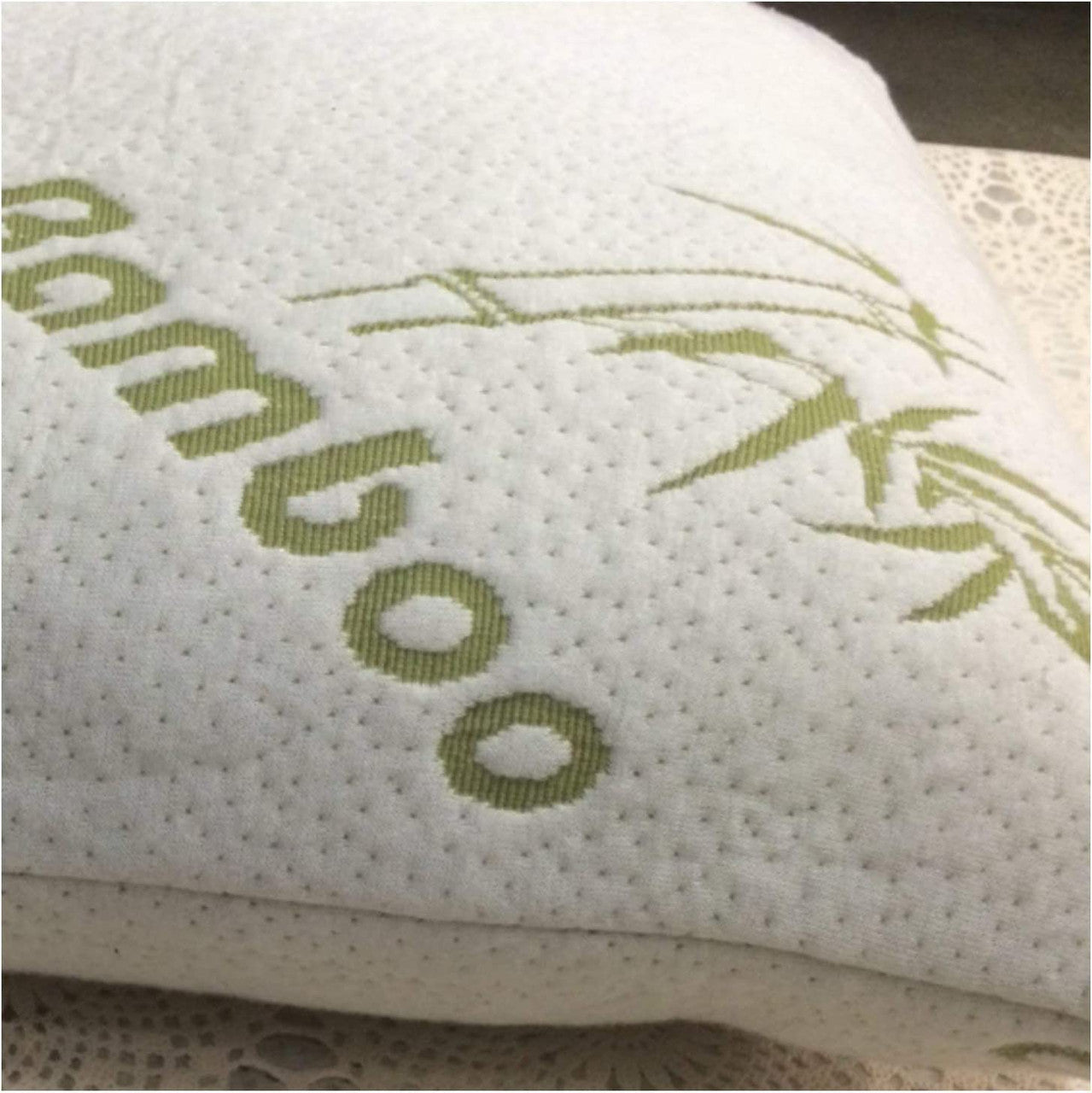 Bamboo Pillow Queen Size Shredded Memory Foam