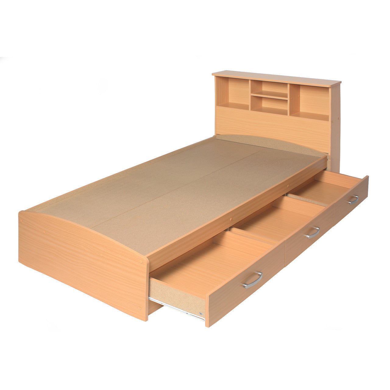 Go Green Woods California Wooden Twin Captains Bed